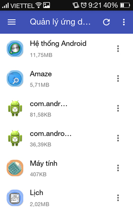 Amaze File Manager quản lý tập tin