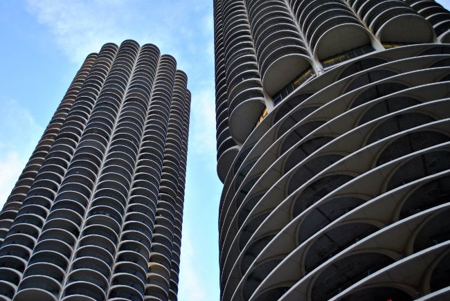 Những căn hộ Marina City ở Chicago