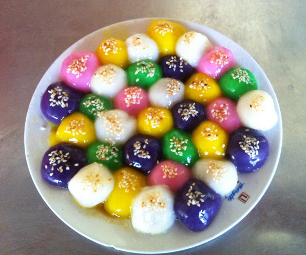 Hướng dẫn làm bánh trôi, bánh chay ngũ sắc