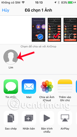 Chọn thiết bị nhận hình ảnh