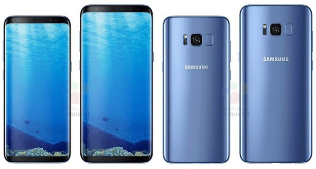 Màu xanh dương của Galaxy S8 và S8 Plus
