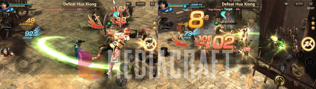 Dụ lính và boss vào gần nhau