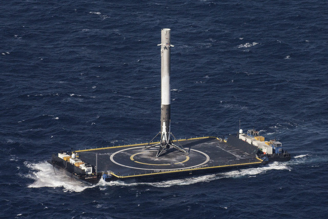 Chiếc tên lửa đẩy Falcon 9 đã qua sử dụng