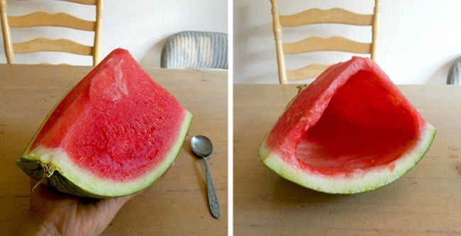 Miếng dưa hấu lừa dối 