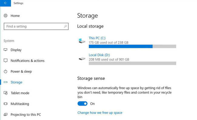 Dọn dẹp ổ tự động
