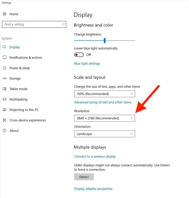 Chỉnh độ phân giải màn hình dễ hơn