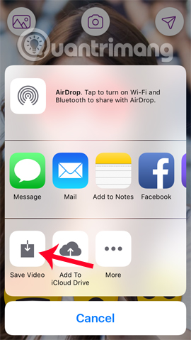 Tải hình ảnh dưới dạng video