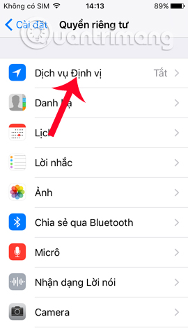 Dịch vụ Định vị
