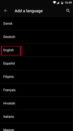 Ngôn ngữ tiếng Anh trên Google Assistant 