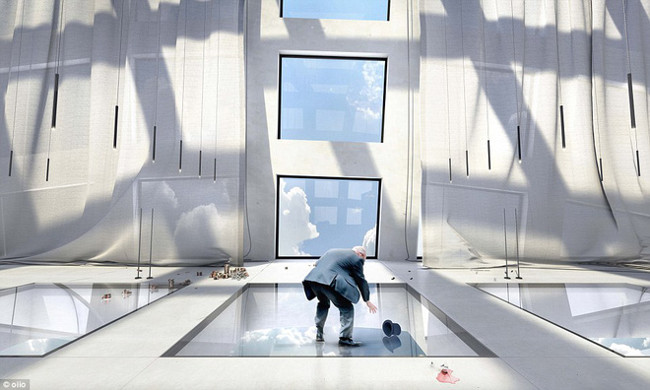 Tòa tháp sẽ có chiều dài 1,22km, được lắp kính trong suốt