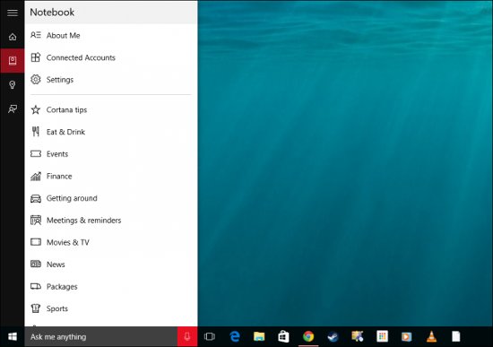 Tùy chỉnh Cortana