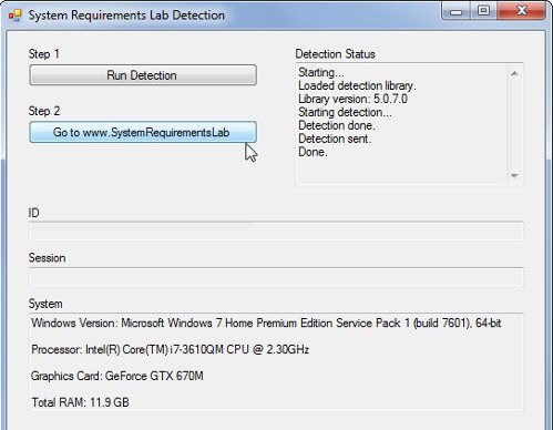 Ứng dụng kiểm tra thông số kỹ thuật của máy tính