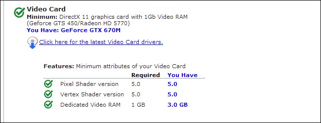 Kết quả so sánh thông số kỹ thuật
