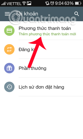 Phương thức thanh toán