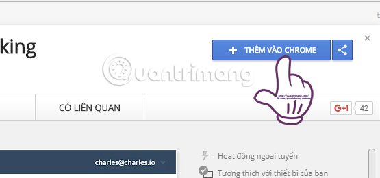 Cài đặt tiện ích Hush trên Chrome