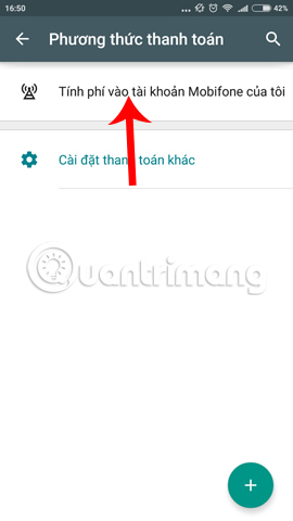 Tính phí vào tài khoản Mobifone Tính phí vào tài khoản Mobifone
