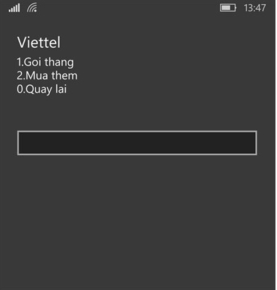 Chọn gói cước theo tháng