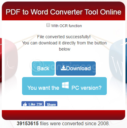Cách chuyển đổi file PDF sang Word đơn giản