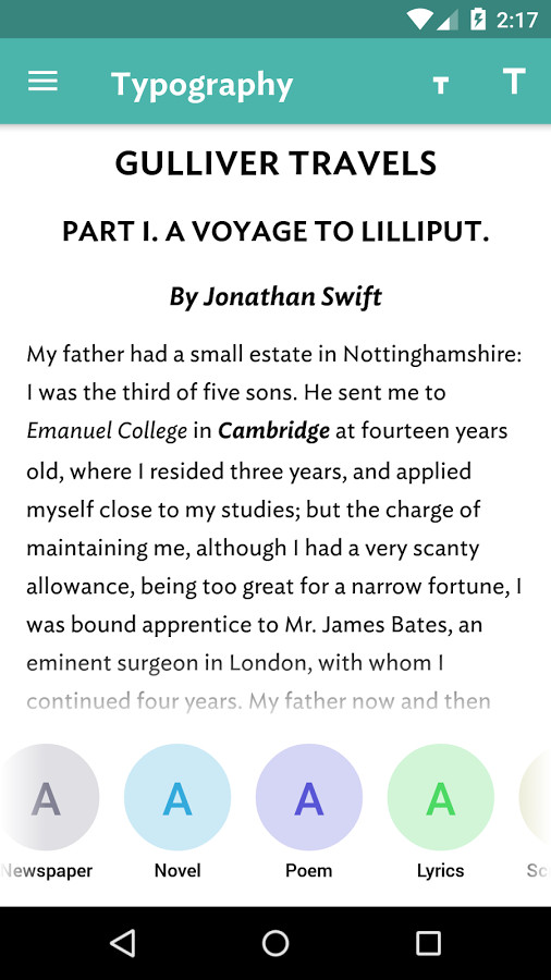 Sở hữu nhiều phông chữ