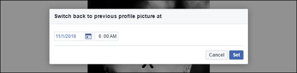 Die Zeit, in der das Facebook-Profilbild zurück ist