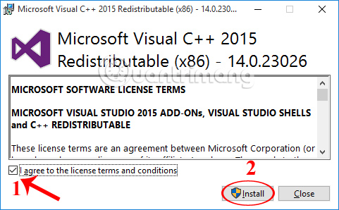 Cài đặt Visual C++