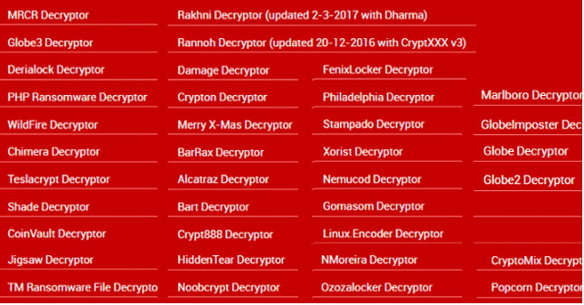 Công cụ giải mã file dính Ransomware miễn phí