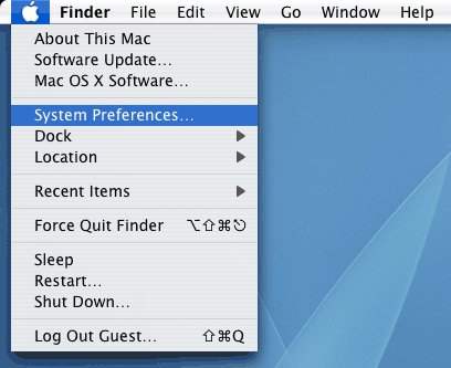 Nhấn chọn System Preferences
