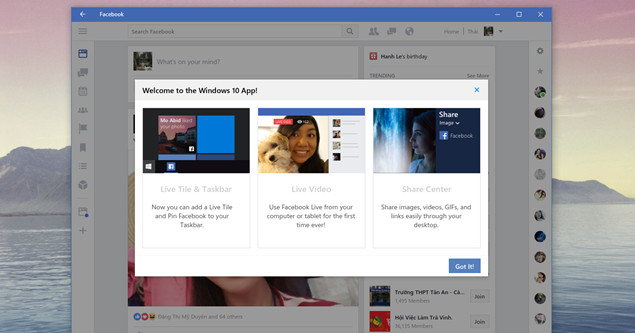 Ứng dụng Facebook