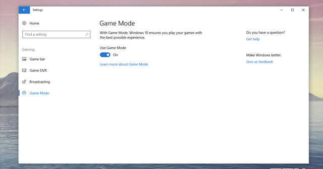 Có lẻ "Game Mode" mới chính là điều mà Game thủ sẽ phải quan tâm