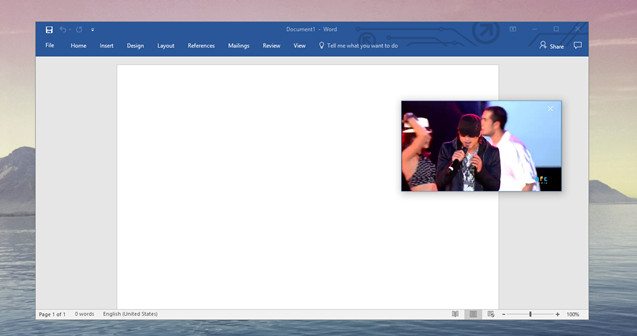 Ứng dụng xem TV có thể thu nhỏ