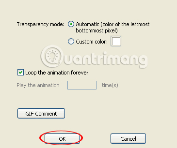 Chỉnh sửa chế độ trong suốt cho ảnh