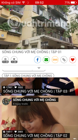 Danh sách các tập phim