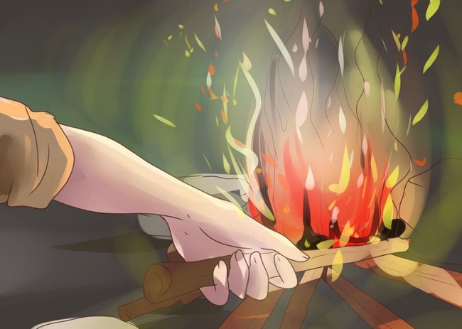 Đốt một đống lửa