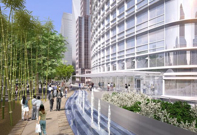 Mỗi tầng sẽ có những tấm che nắng tự động bằng kim loại