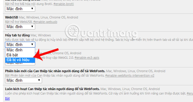 Hủy tab tự động trên Chrome Hủy tab tự động trên Chrome