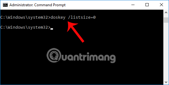 Vô hiệu hóa phím điều hướng trên Command Prompt Vô hiệu hóa phím điều hướng trên Command Prompt