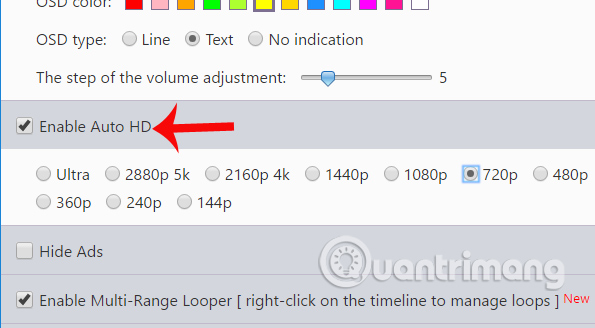 Chọn độ phân giải HD cho video Chọn độ phân giải HD cho video