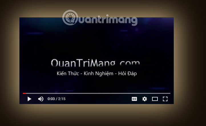 Video được bao phủ dải màu nền Video được bao phủ dải màu nền
