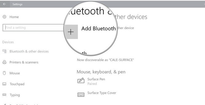 Nhấn chọn Add Bluetooth or other device