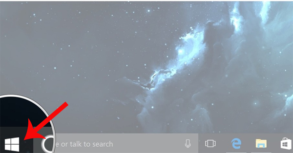 Nhấn chọn nút Start trên máy tính