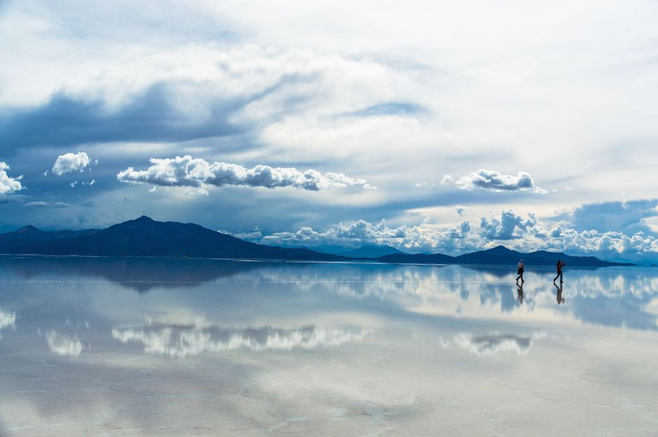 Salar de Uyuni ở Bolivia 