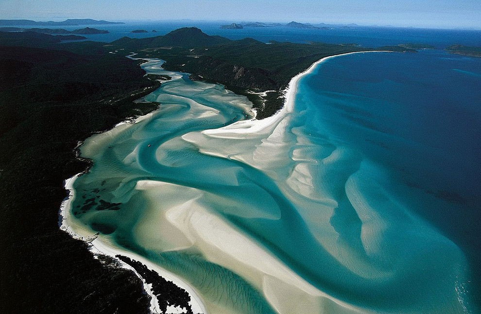 Bãi biển Whitehaven, đảo Whitsunday, Australia