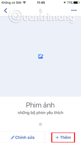 Thêm ảnh vào thư viện Facebook