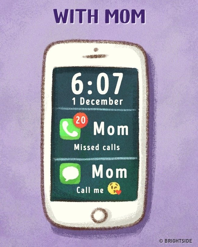 Ở với mẹ, nhiều khi nghĩ mẹ thật phiền, gọi điện, nhắn tin hỏi han liên tục vì lo lắng! Ở với mẹ, nhiều khi nghĩ mẹ thật phiền, gọi điện, nhắn tin hỏi han liên tục vì lo lắng!