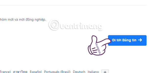 Giao diện cá nhân trên Facebook Workplace
