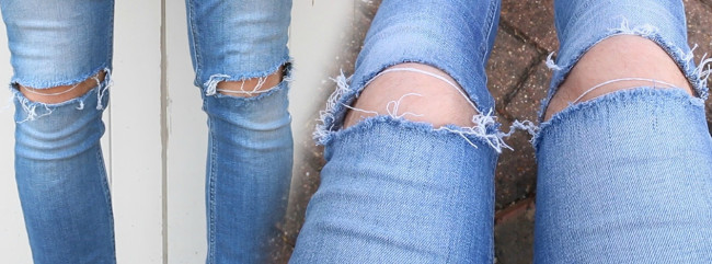 Quần thủng gối 