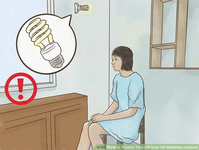 Không ngồi quá gần ánh sáng huỳnh quang Không ngồi quá gần ánh sáng huỳnh quang