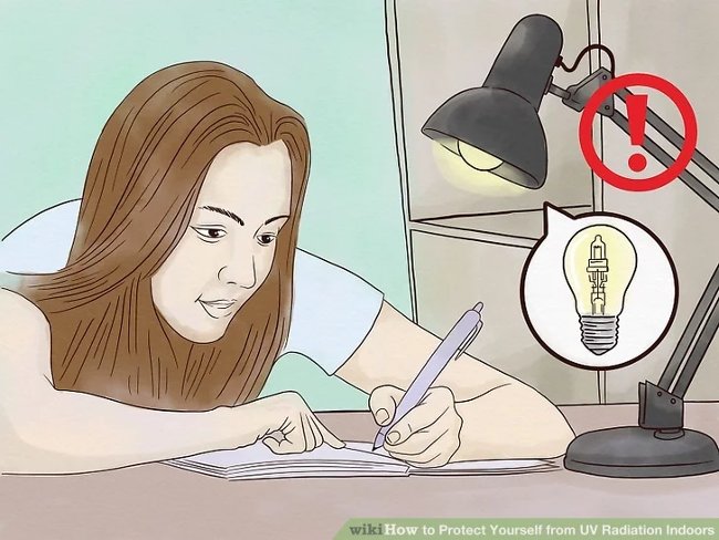 Tránh tiếp xúc với đèn halogen Tránh tiếp xúc với đèn halogen