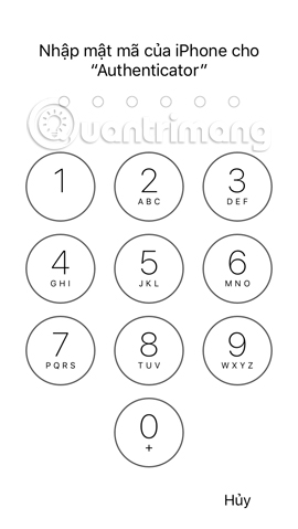 Nhập mật khẩu đăng nhập thiết bị Nhập mật khẩu đăng nhập thiết bị