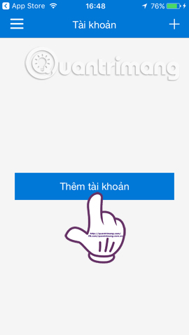 Thêm tài khoản trên Authenticator Thêm tài khoản trên Authenticator